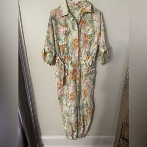 Floral jumpsuit